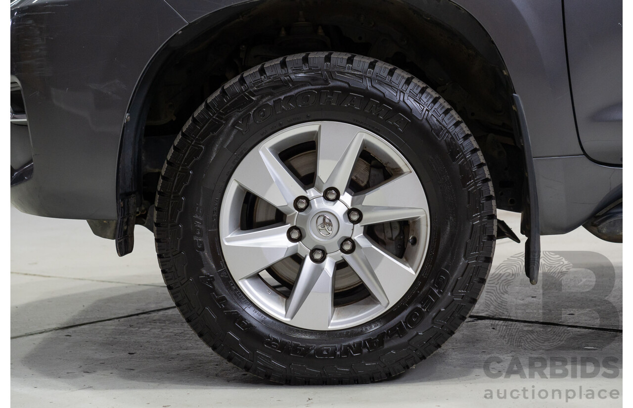 10/2018 Toyota Landcruiser Prado GXL (4x4) GDJ150R MY17 4d Wagon Graphite Grey Turbo Diesel 2.8L