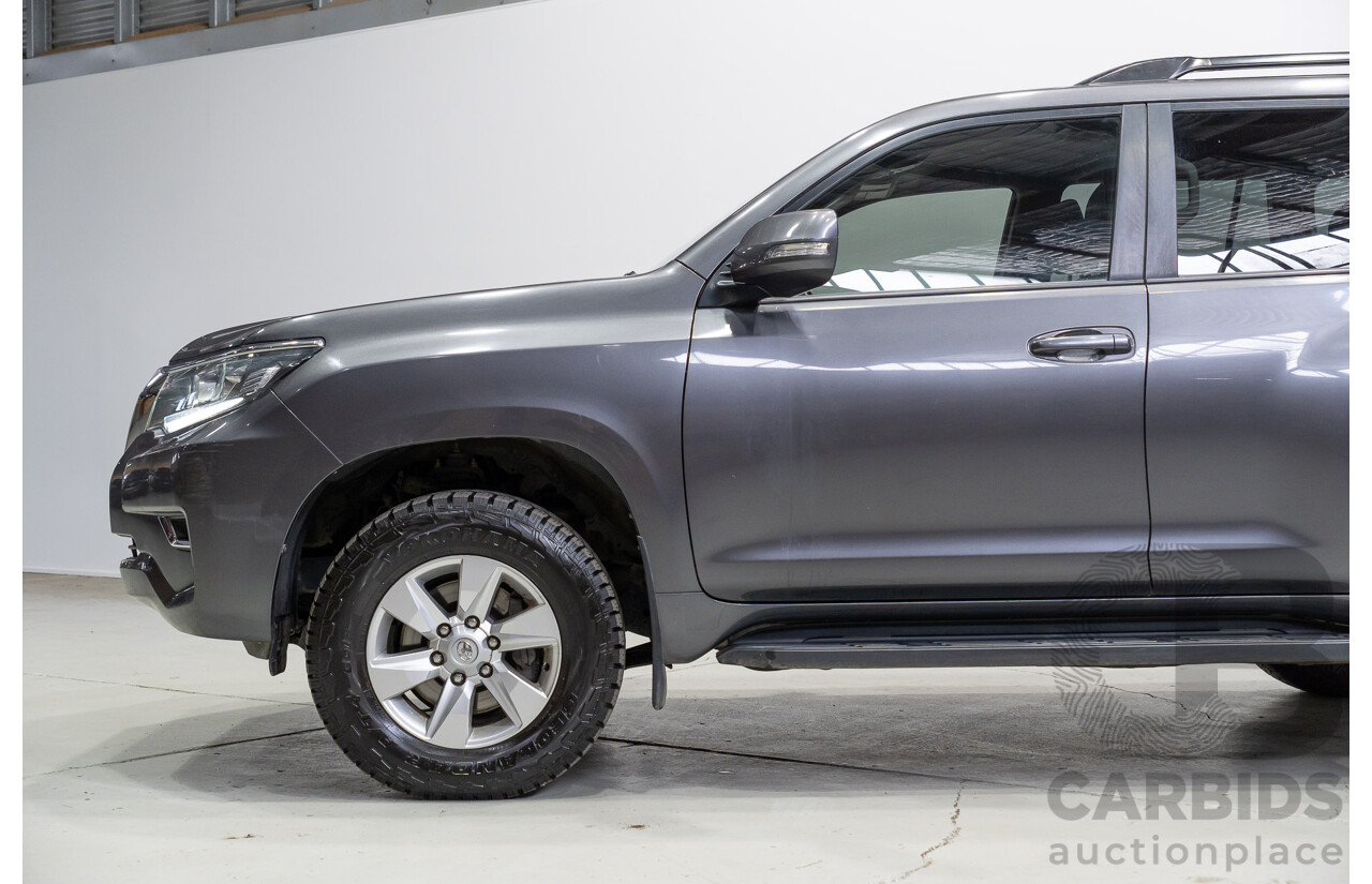 10/2018 Toyota Landcruiser Prado GXL (4x4) GDJ150R MY17 4d Wagon Graphite Grey Turbo Diesel 2.8L