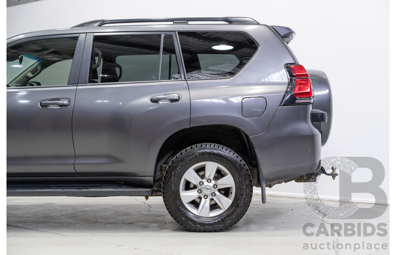 10/2018 Toyota Landcruiser Prado GXL (4x4) GDJ150R MY17 4d Wagon Graphite Grey Turbo Diesel 2.8L