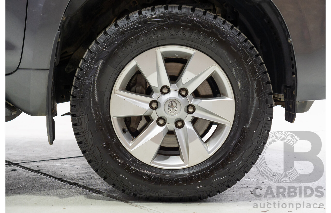 10/2018 Toyota Landcruiser Prado GXL (4x4) GDJ150R MY17 4d Wagon Graphite Grey Turbo Diesel 2.8L