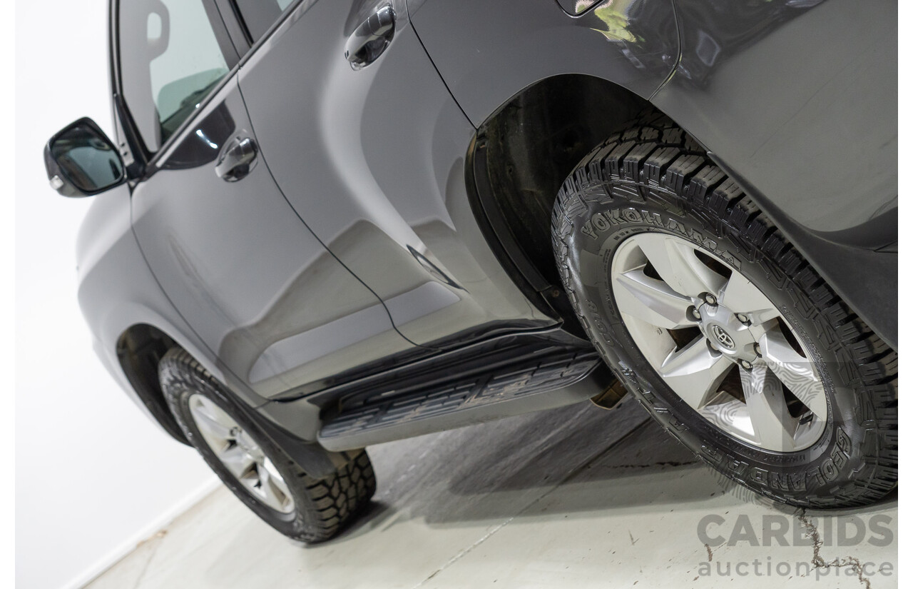 10/2018 Toyota Landcruiser Prado GXL (4x4) GDJ150R MY17 4d Wagon Graphite Grey Turbo Diesel 2.8L