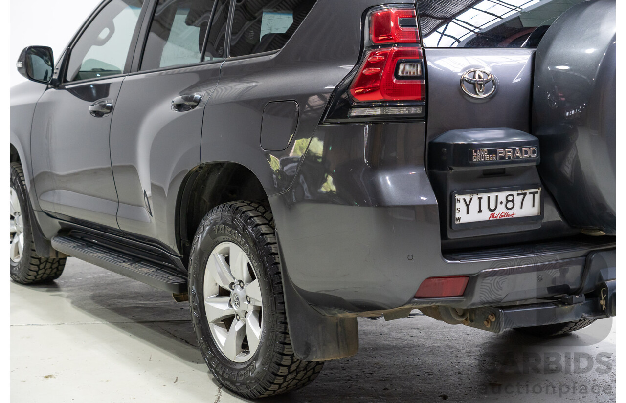 10/2018 Toyota Landcruiser Prado GXL (4x4) GDJ150R MY17 4d Wagon Graphite Grey Turbo Diesel 2.8L