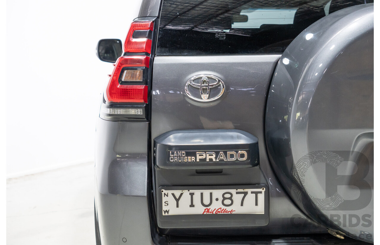 10/2018 Toyota Landcruiser Prado GXL (4x4) GDJ150R MY17 4d Wagon Graphite Grey Turbo Diesel 2.8L
