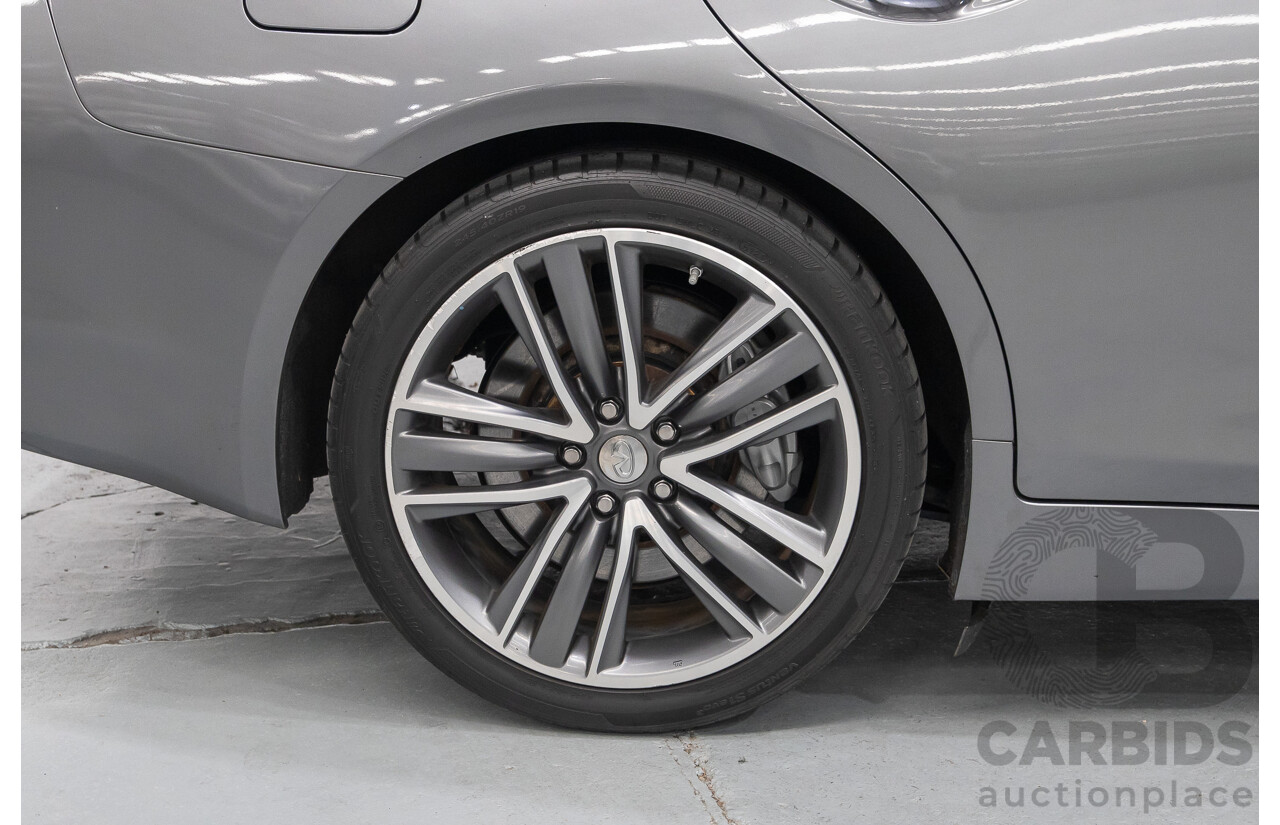 4/2015 Infiniti Q50 Hybrid S Premium (AWD) V37 4d Sedan Shadow Grey Metallic V6 3.5L