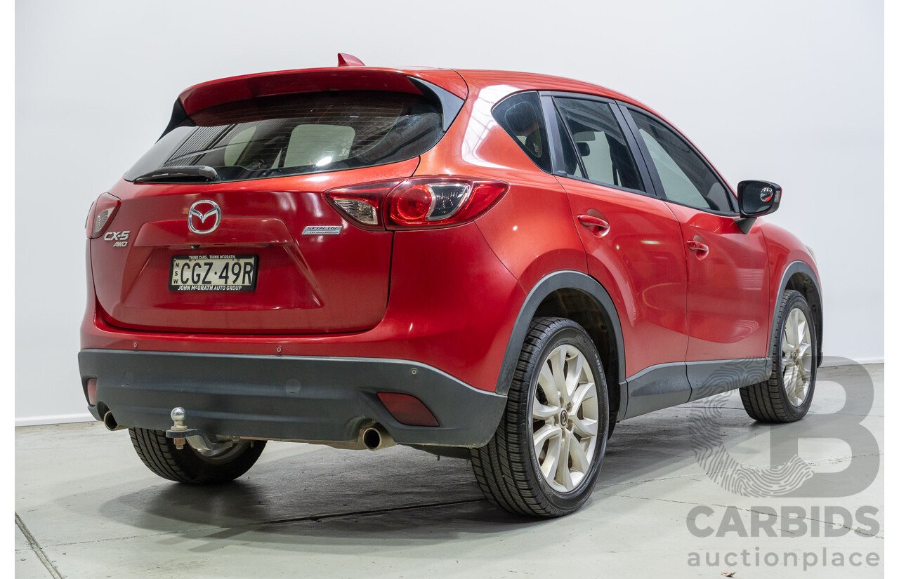 05/2012 Mazda Cx-5 Grand Tourer (AWD) 4d Wagon Red Turbo Diesel 2.2L