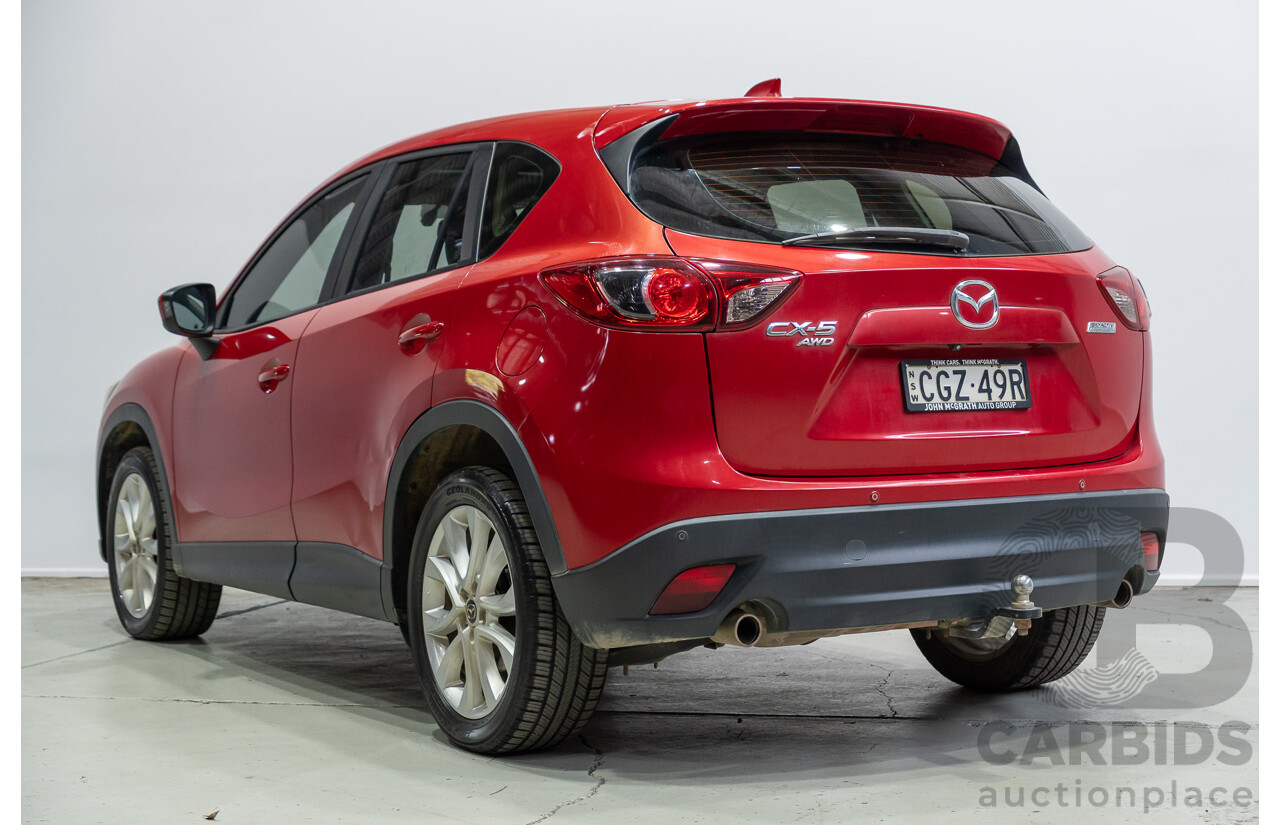 05/2012 Mazda Cx-5 Grand Tourer (AWD) 4d Wagon Red Turbo Diesel 2.2L