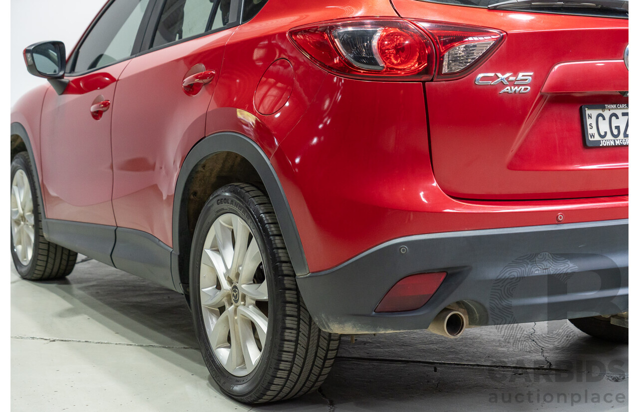 05/2012 Mazda Cx-5 Grand Tourer (AWD) 4d Wagon Red Turbo Diesel 2.2L