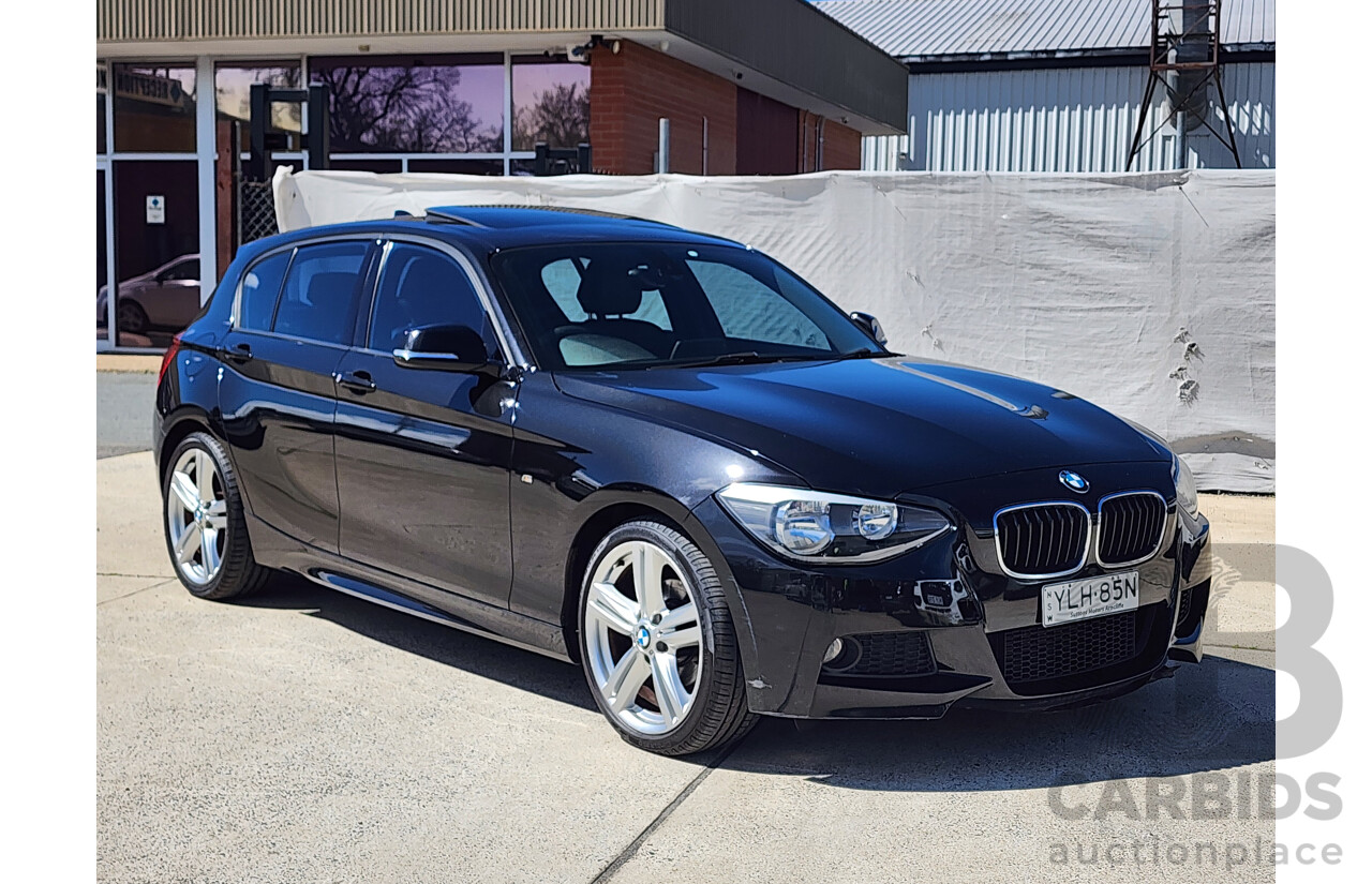 10/2013 Bmw 1 18d F20 MSport MY13 5d Hatchback Black 2.0L