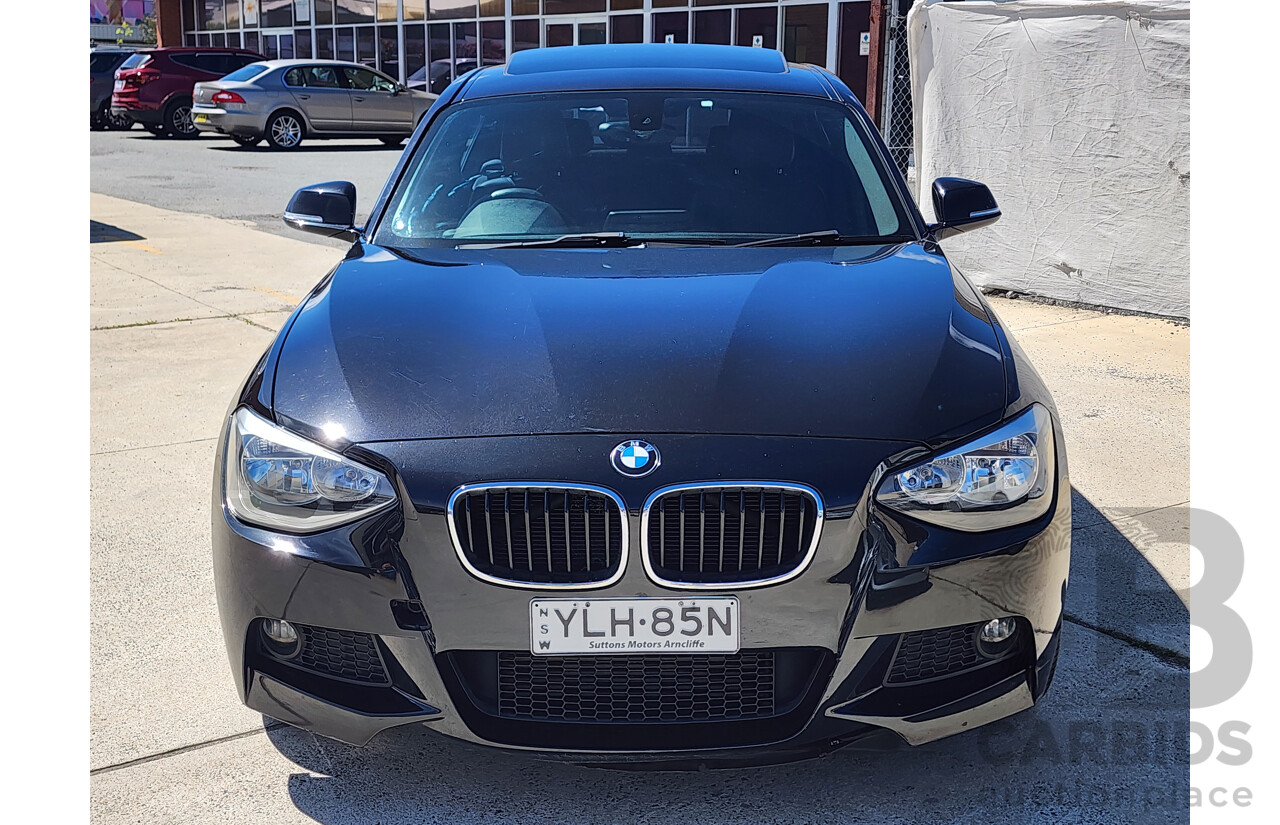 10/2013 Bmw 1 18d F20 MSport MY13 5d Hatchback Black 2.0L