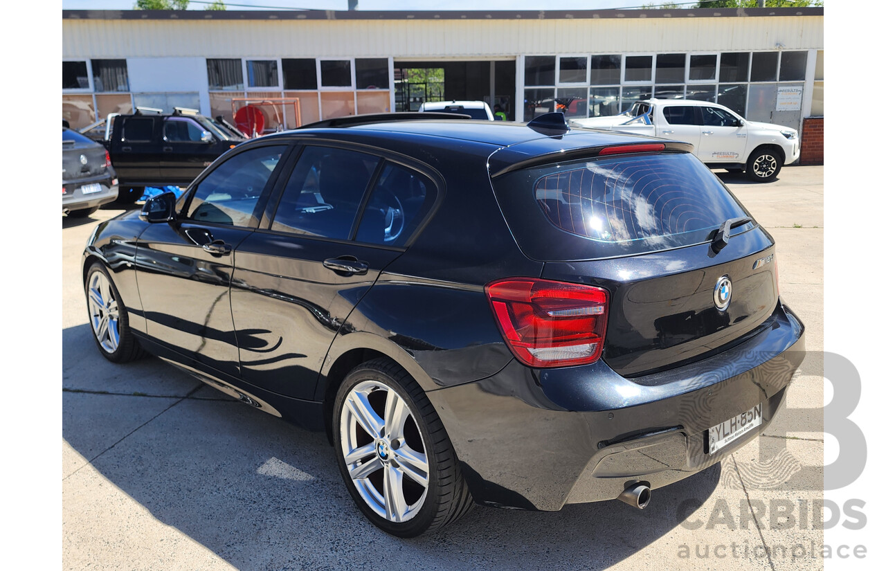 10/2013 Bmw 1 18d F20 MSport MY13 5d Hatchback Black 2.0L