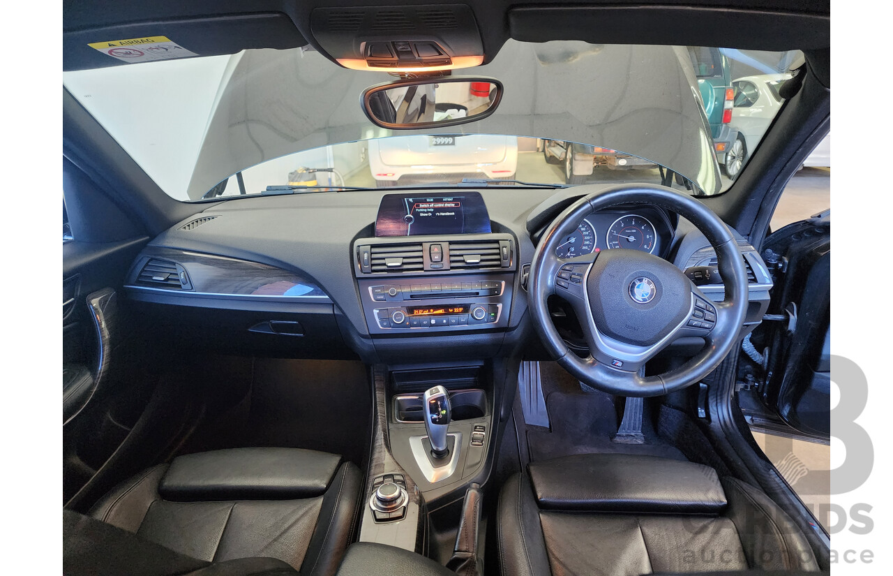 10/2013 Bmw 1 18d F20 MSport MY13 5d Hatchback Black 2.0L