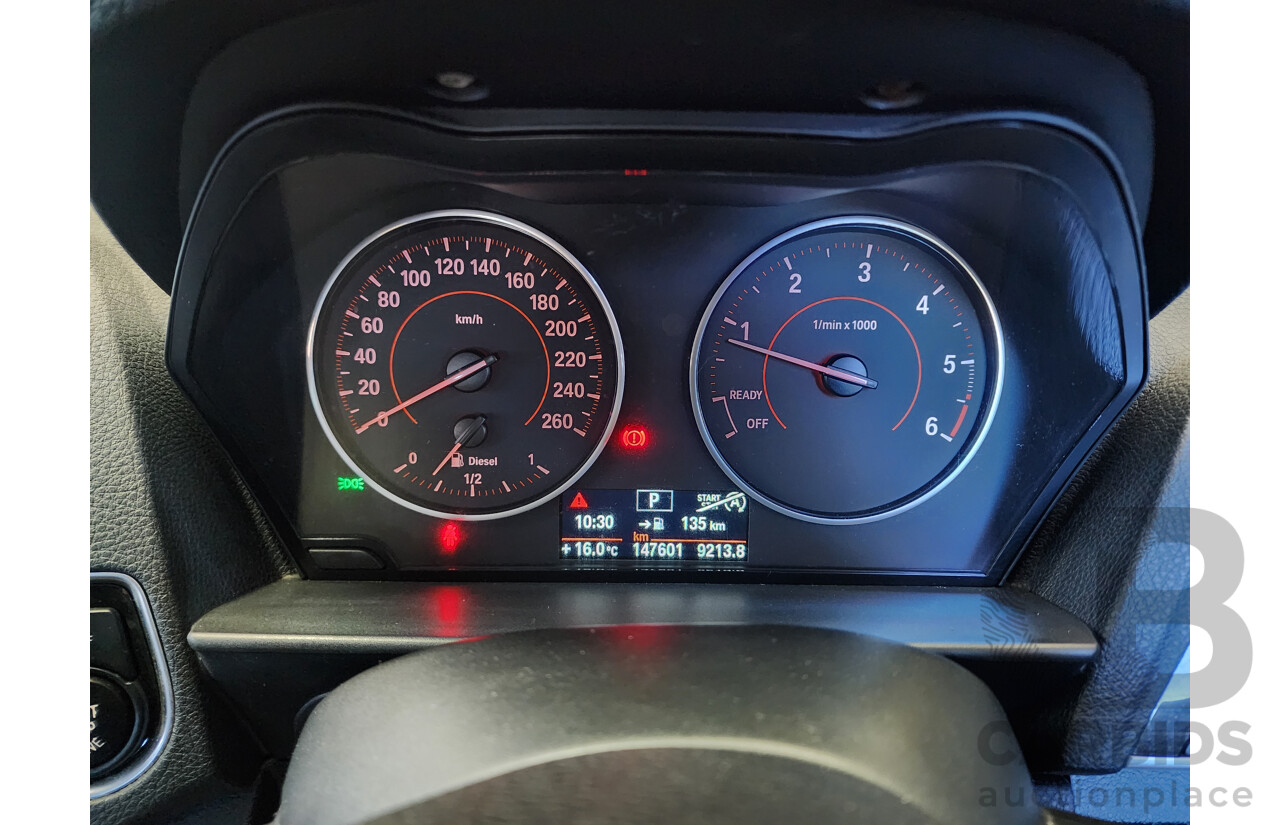 10/2013 Bmw 1 18d F20 MSport MY13 5d Hatchback Black 2.0L