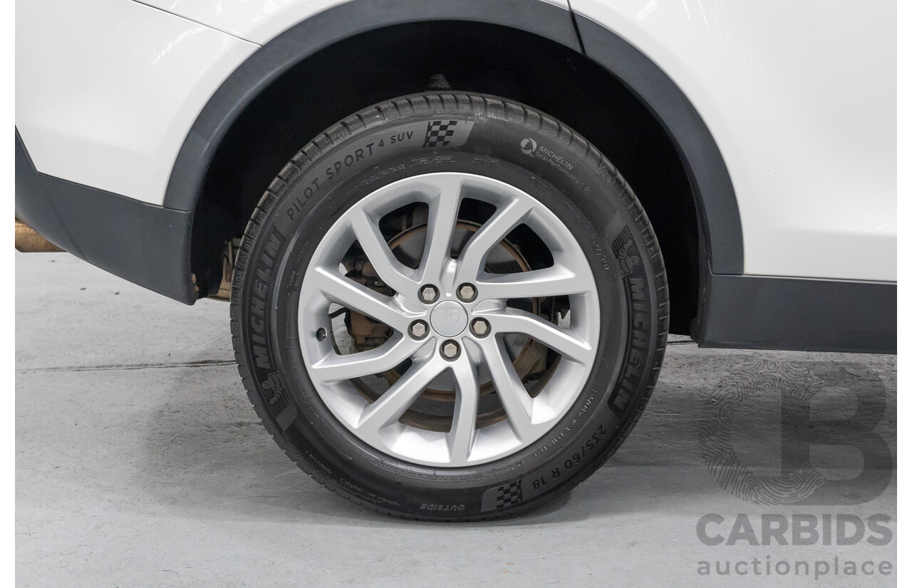 4/2018 Land Rover Discovery Sport TD4 SE (AWD) L550 MY18 4d Wagon Fuji White Turbo Diesel 2.0L