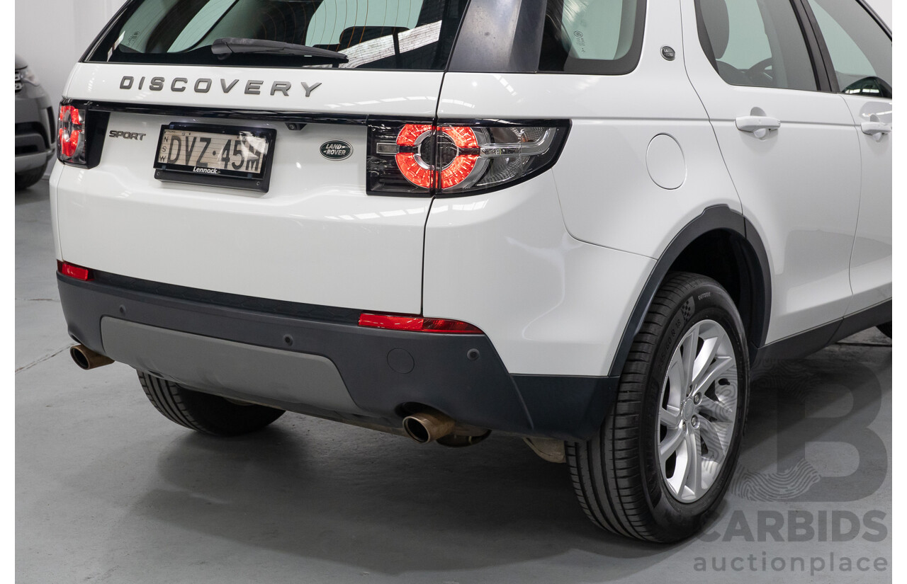 4/2018 Land Rover Discovery Sport TD4 SE (AWD) L550 MY18 4d Wagon Fuji White Turbo Diesel 2.0L