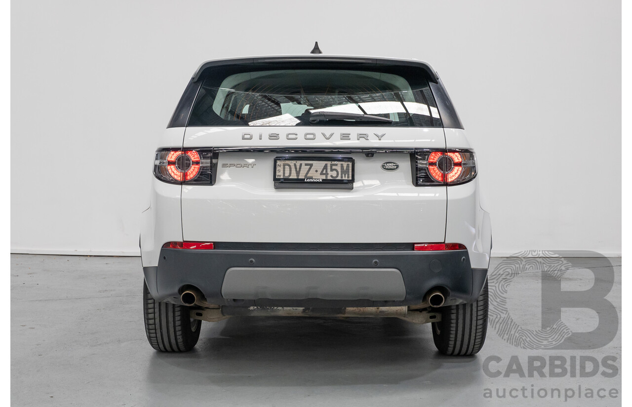 4/2018 Land Rover Discovery Sport TD4 SE (AWD) L550 MY18 4d Wagon Fuji White Turbo Diesel 2.0L
