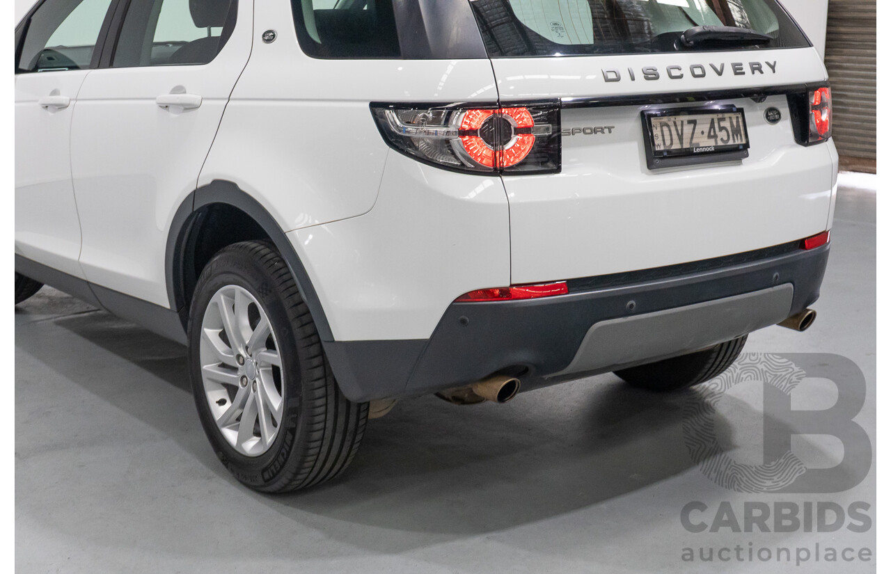 4/2018 Land Rover Discovery Sport TD4 SE (AWD) L550 MY18 4d Wagon Fuji White Turbo Diesel 2.0L