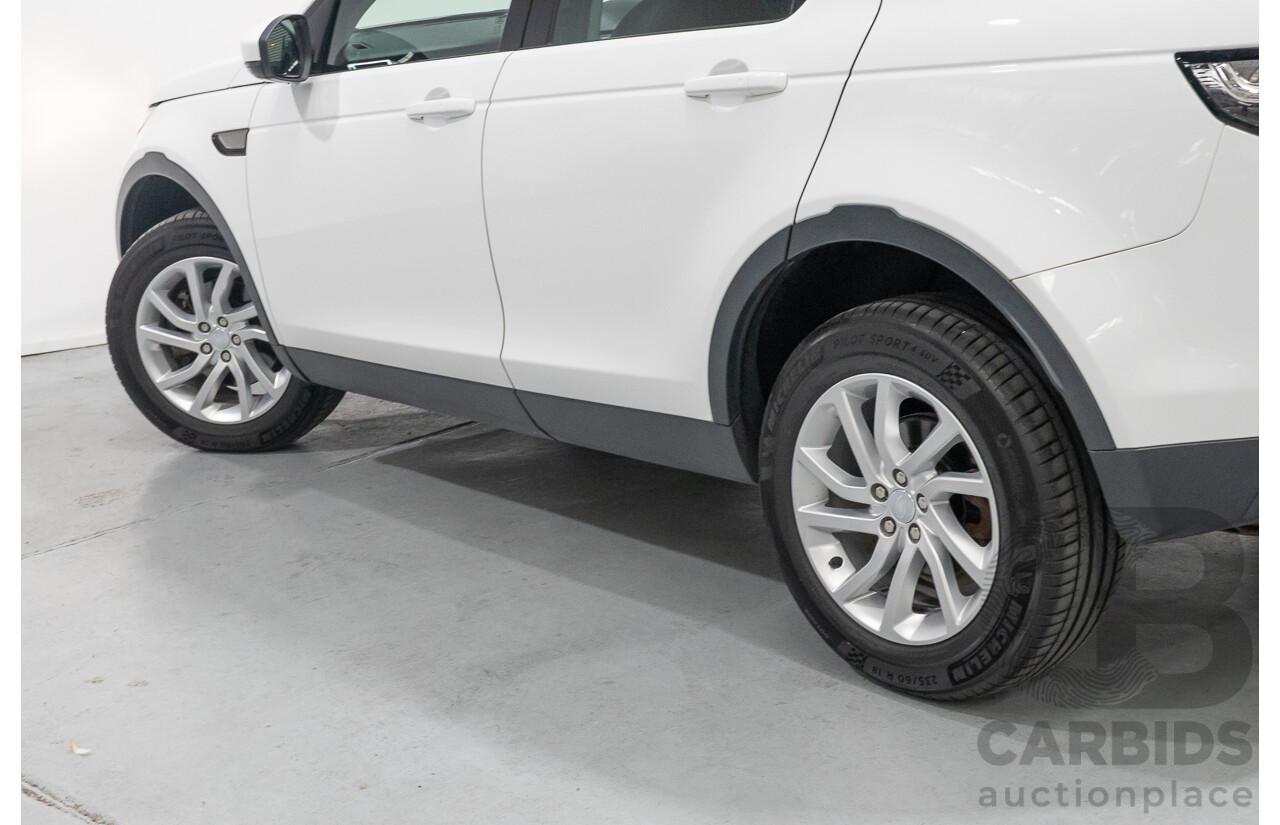 4/2018 Land Rover Discovery Sport TD4 SE (AWD) L550 MY18 4d Wagon Fuji White Turbo Diesel 2.0L