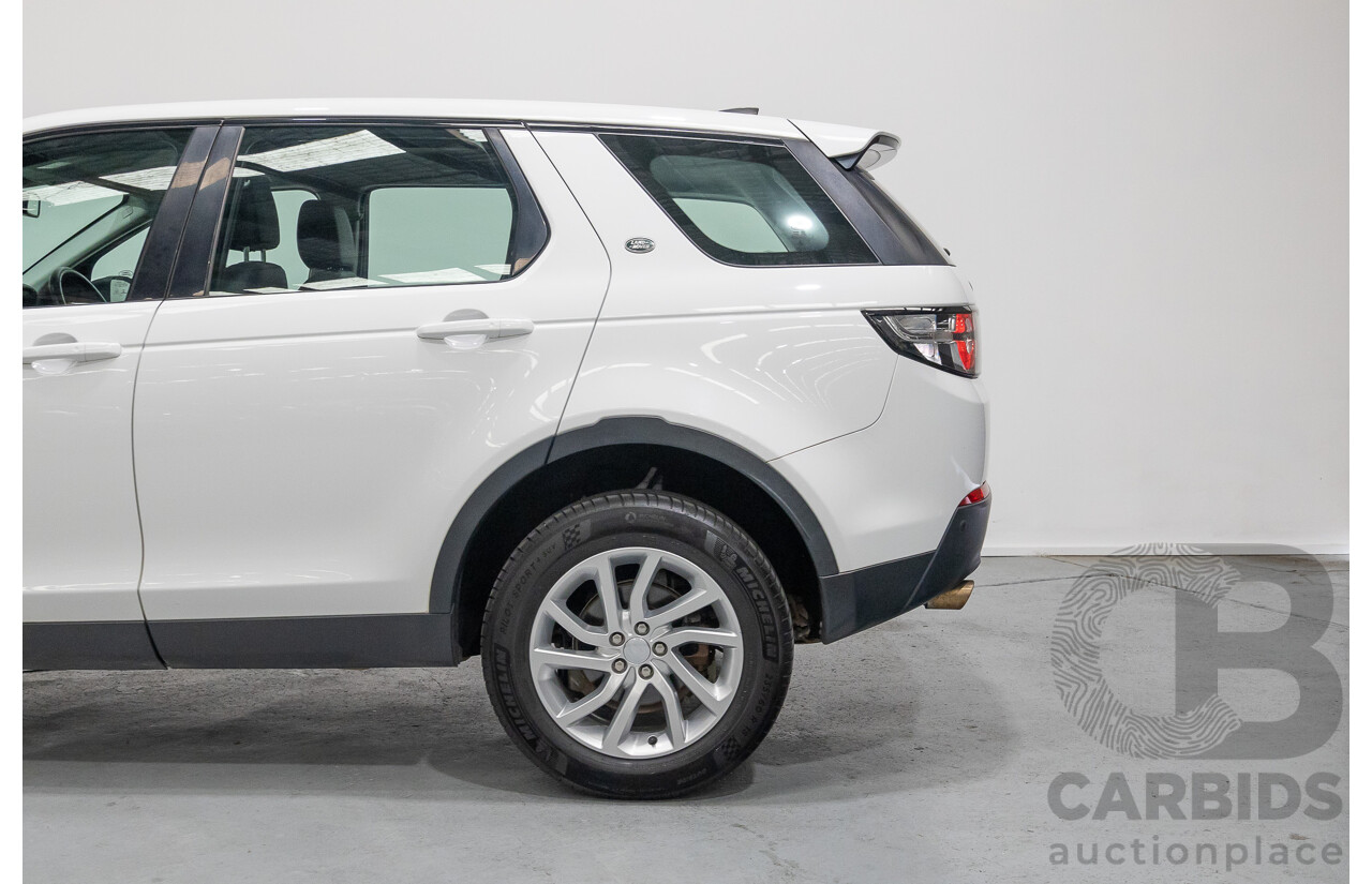 4/2018 Land Rover Discovery Sport TD4 SE (AWD) L550 MY18 4d Wagon Fuji White Turbo Diesel 2.0L