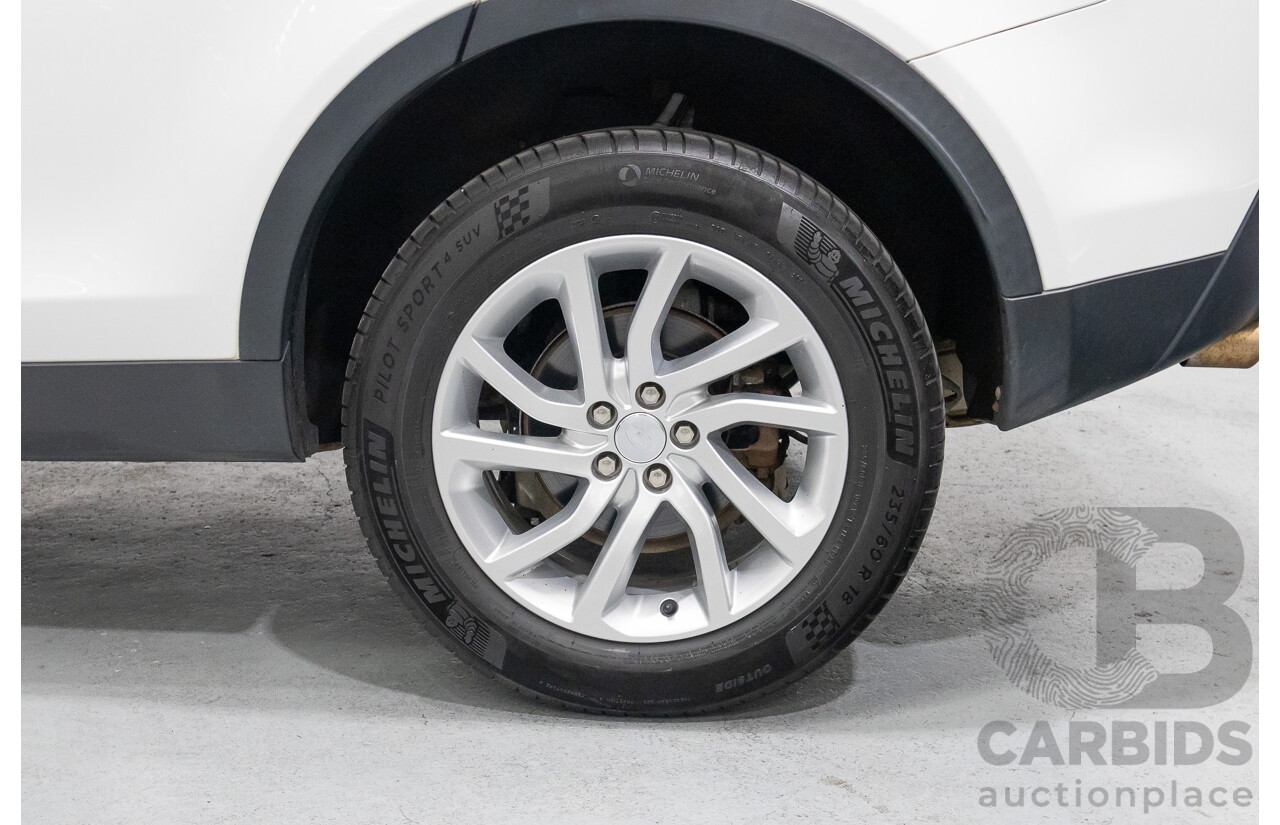 4/2018 Land Rover Discovery Sport TD4 SE (AWD) L550 MY18 4d Wagon Fuji White Turbo Diesel 2.0L