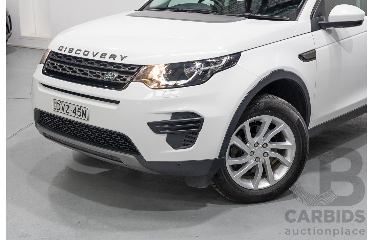 4/2018 Land Rover Discovery Sport TD4 SE (AWD) L550 MY18 4d Wagon Fuji White Turbo Diesel 2.0L