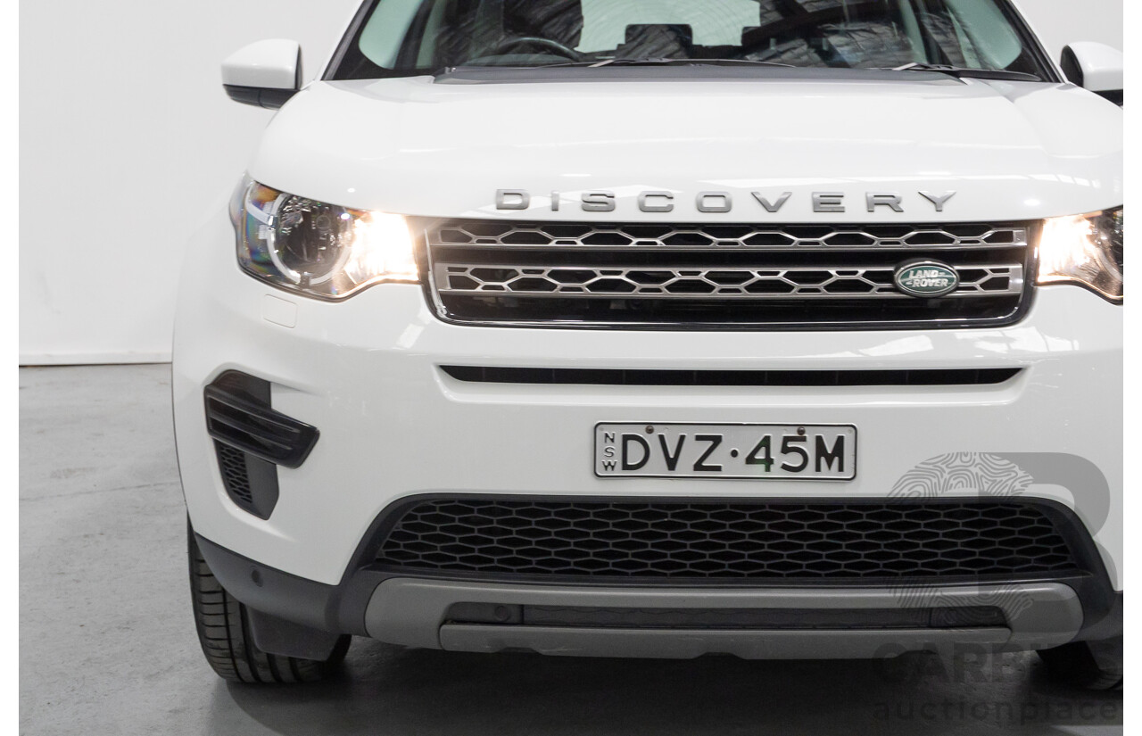 4/2018 Land Rover Discovery Sport TD4 SE (AWD) L550 MY18 4d Wagon Fuji White Turbo Diesel 2.0L