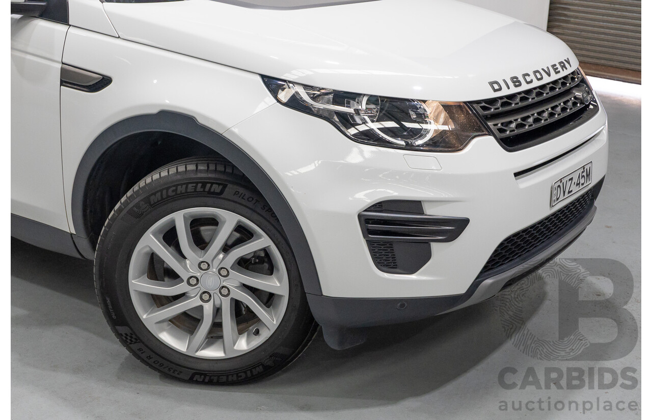 4/2018 Land Rover Discovery Sport TD4 SE (AWD) L550 MY18 4d Wagon Fuji White Turbo Diesel 2.0L