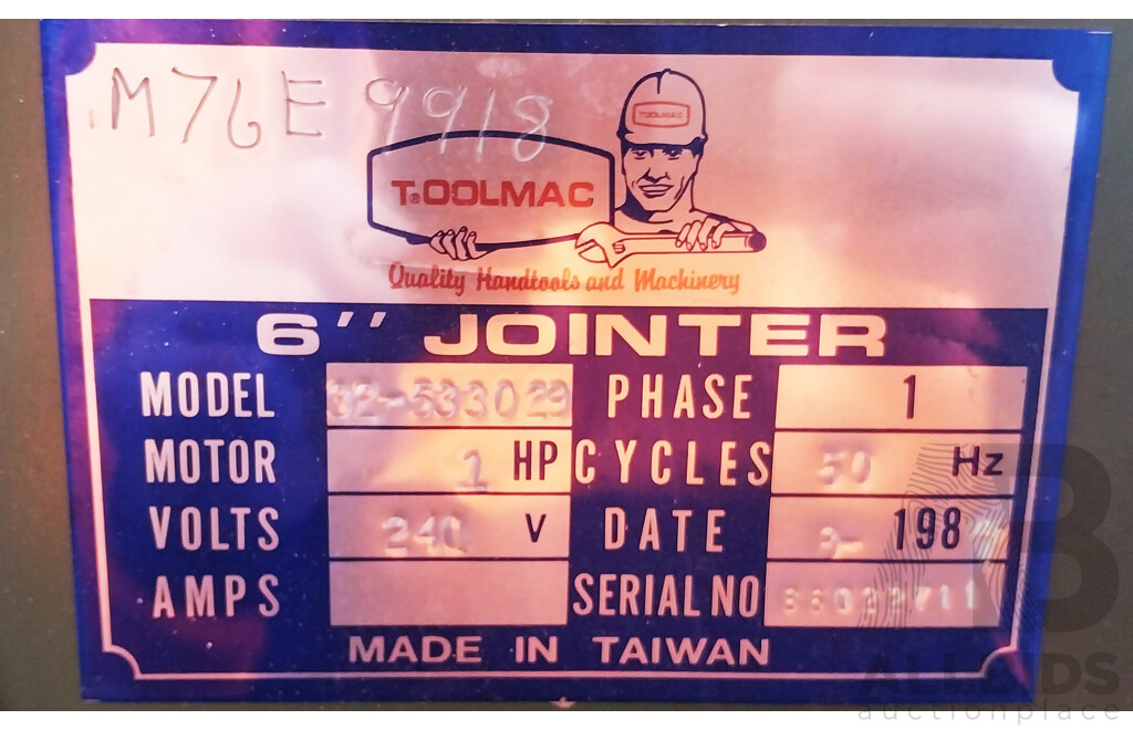 ToolMac 6-Inch Jointer
