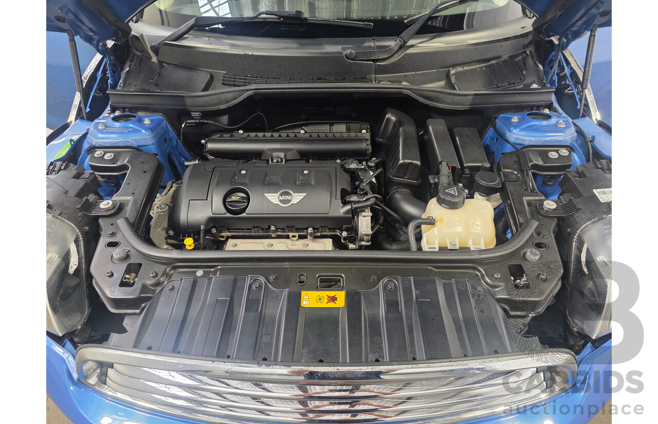 2/2012 Mini Cooper Countryman R60 MY12 4d Wagon True Blue Metallic 1.6L