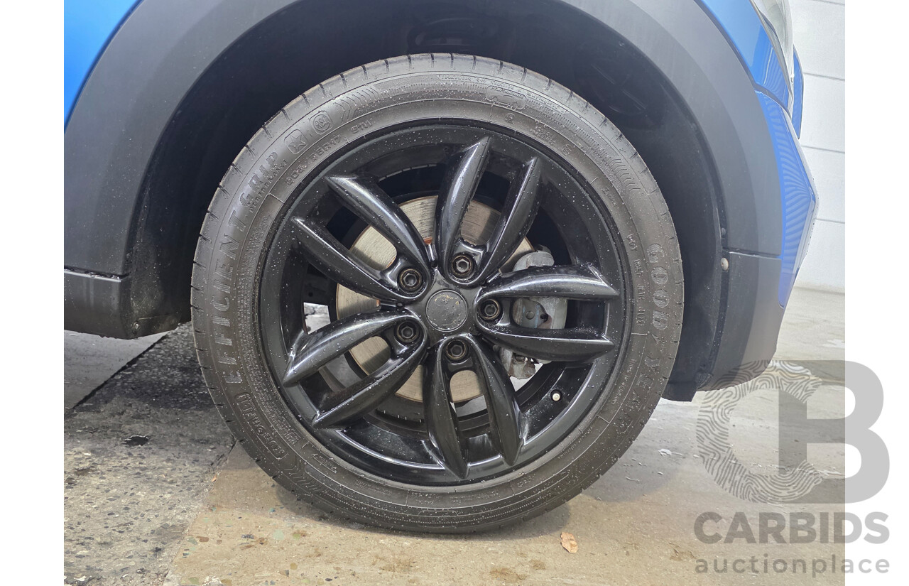 2/2012 Mini Cooper Countryman R60 MY12 4d Wagon True Blue Metallic 1.6L