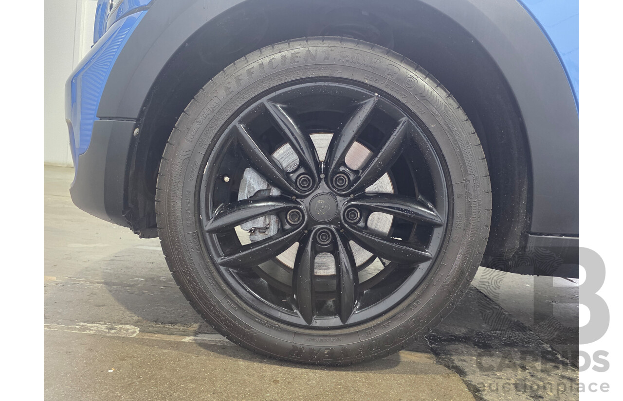 2/2012 Mini Cooper Countryman R60 MY12 4d Wagon True Blue Metallic 1.6L