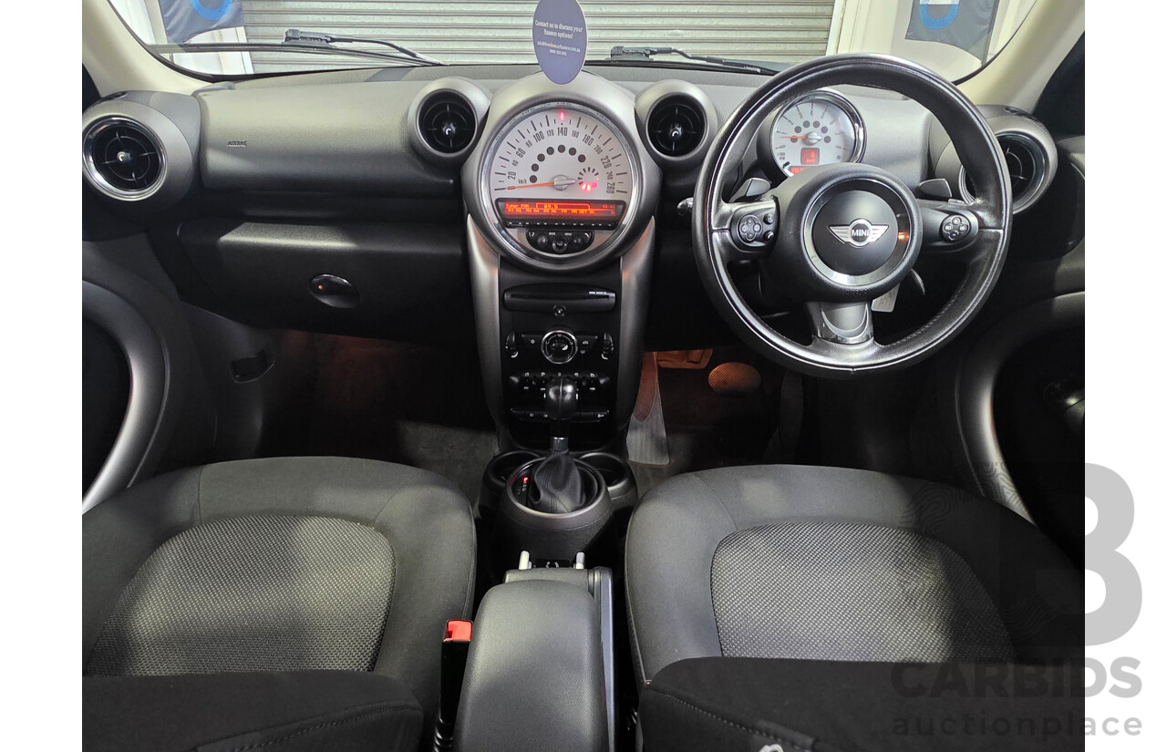 2/2012 Mini Cooper Countryman R60 MY12 4d Wagon True Blue Metallic 1.6L
