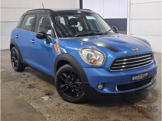 2/2012 Mini Cooper Countryman R60 MY12 4d Wagon True Blue Metallic 1.6L