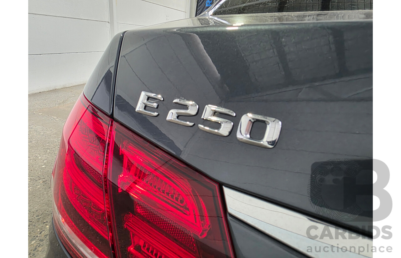 07/2014 Mercedes-Benz E250 W212 MY14 4d Sedan Tenorite Grey Metallic Turbo 2.0L