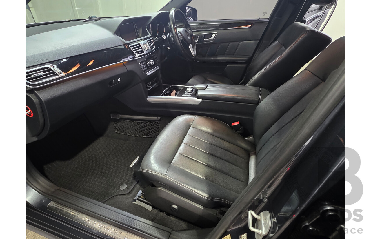 07/2014 Mercedes-Benz E250 W212 MY14 4d Sedan Tenorite Grey Metallic Turbo 2.0L