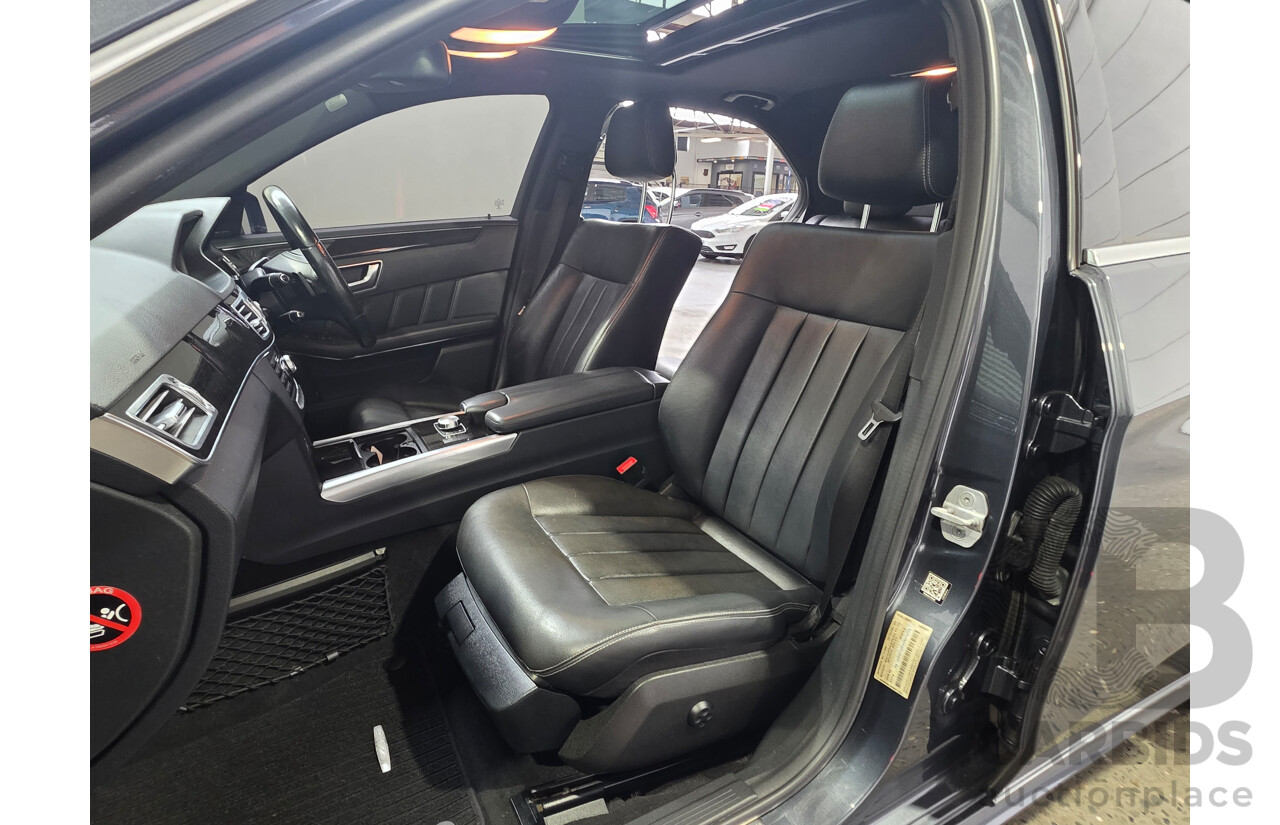 07/2014 Mercedes-Benz E250 W212 MY14 4d Sedan Tenorite Grey Metallic Turbo 2.0L