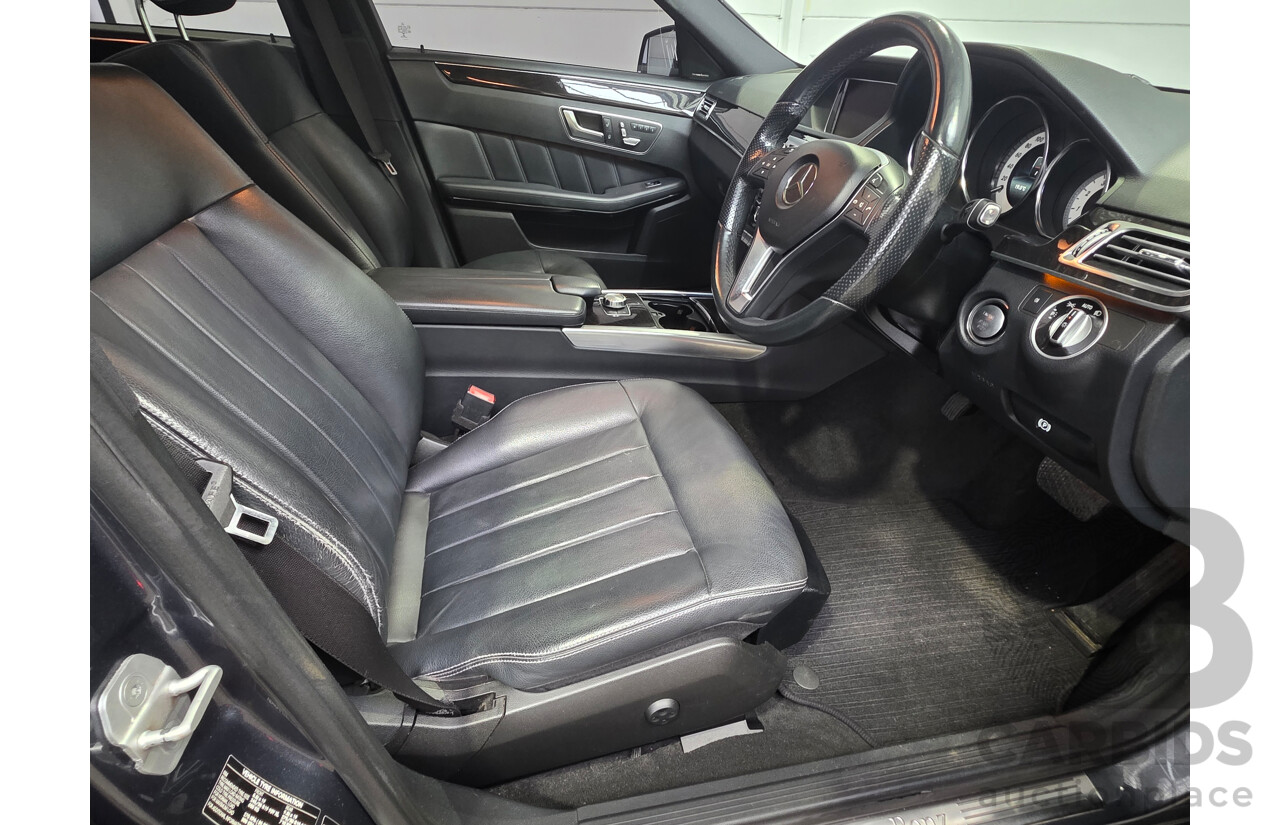07/2014 Mercedes-Benz E250 W212 MY14 4d Sedan Tenorite Grey Metallic Turbo 2.0L