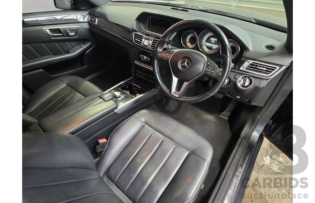 07/2014 Mercedes-Benz E250 W212 MY14 4d Sedan Tenorite Grey Metallic Turbo 2.0L