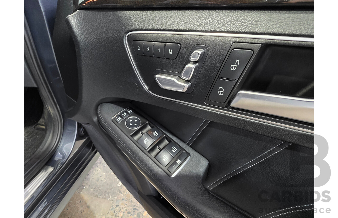 07/2014 Mercedes-Benz E250 W212 MY14 4d Sedan Tenorite Grey Metallic Turbo 2.0L