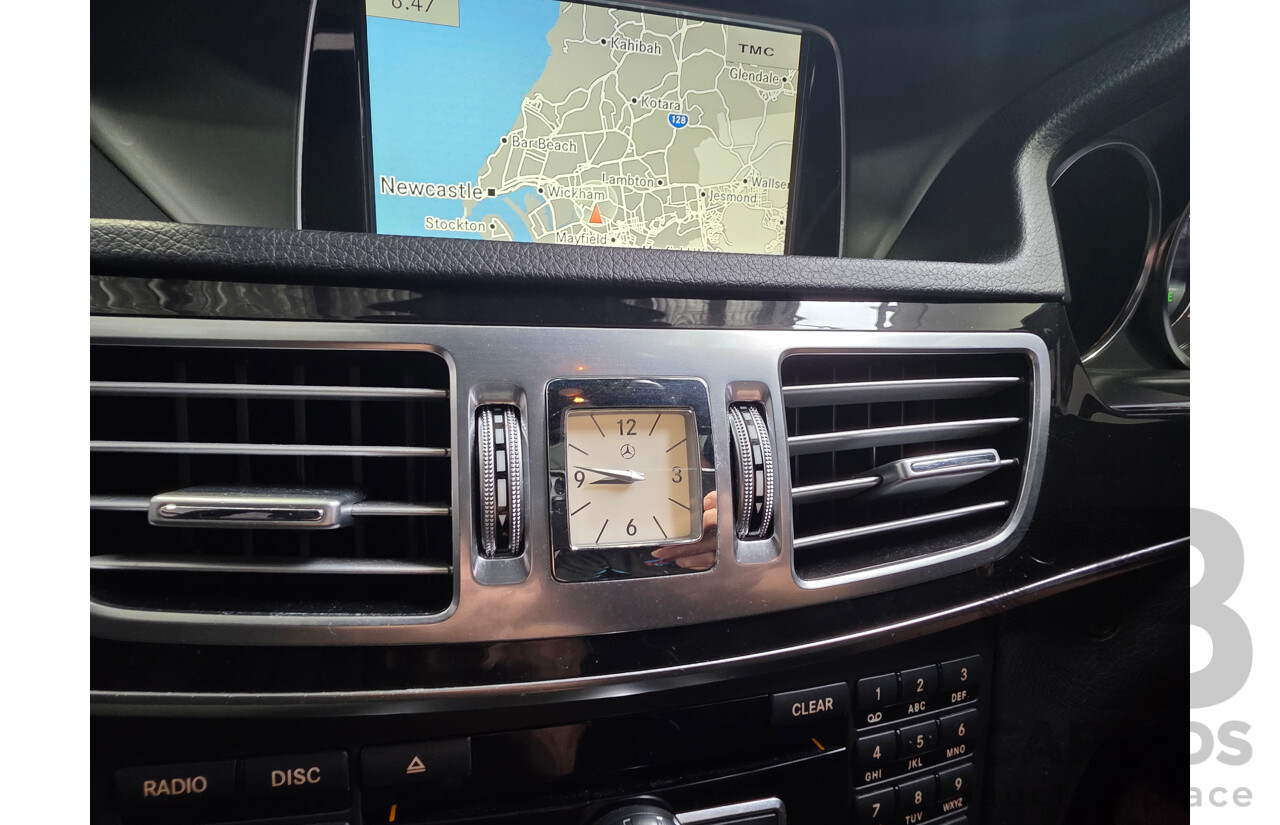 07/2014 Mercedes-Benz E250 W212 MY14 4d Sedan Tenorite Grey Metallic Turbo 2.0L