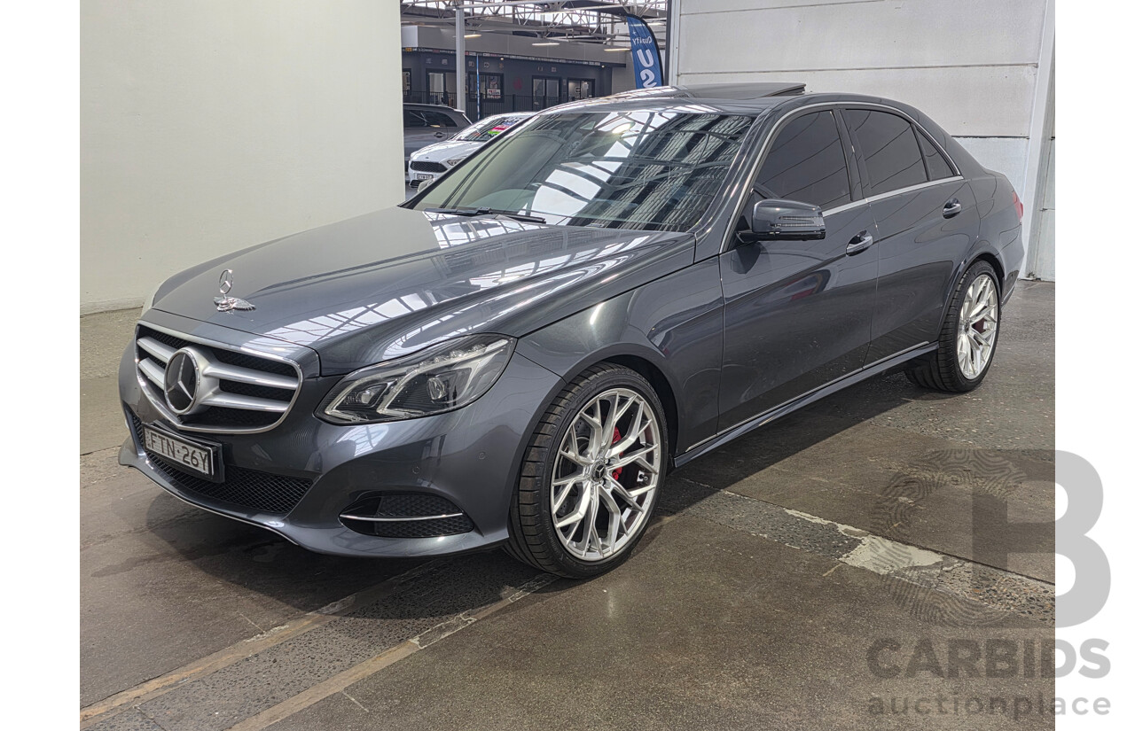 07/2014 Mercedes-Benz E250 W212 MY14 4d Sedan Tenorite Grey Metallic Turbo 2.0L