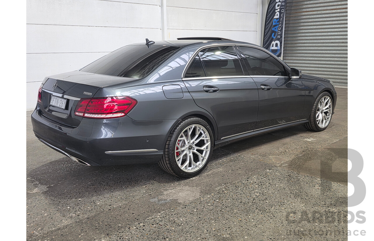 07/2014 Mercedes-Benz E250 W212 MY14 4d Sedan Tenorite Grey Metallic Turbo 2.0L