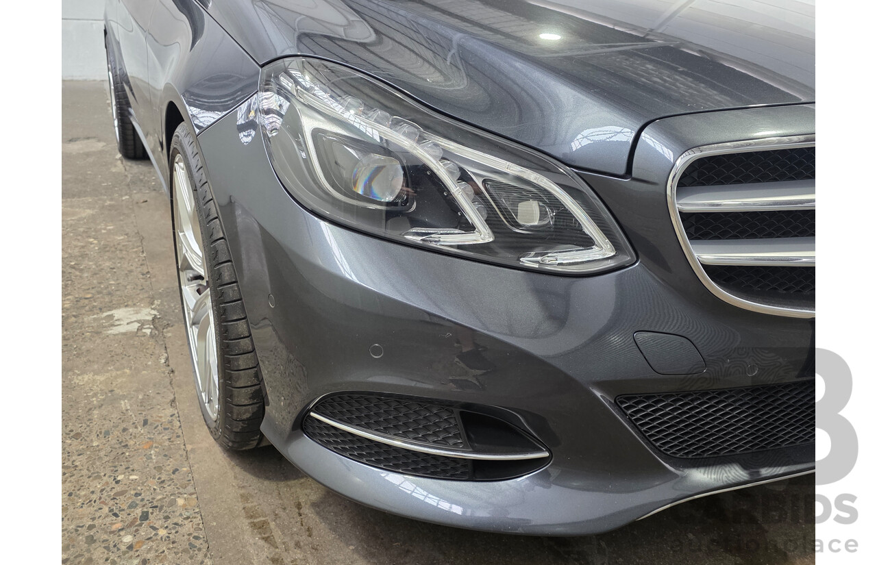 07/2014 Mercedes-Benz E250 W212 MY14 4d Sedan Tenorite Grey Metallic Turbo 2.0L