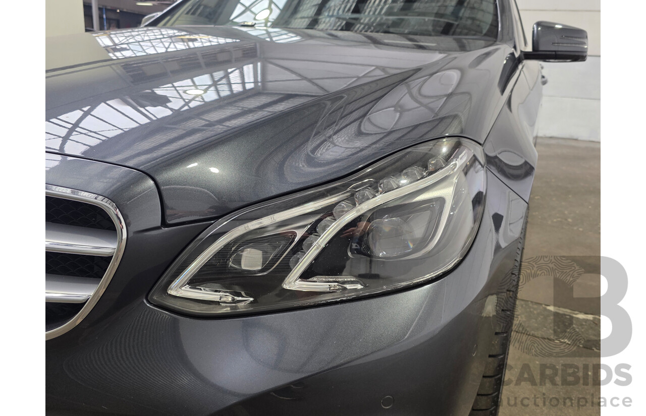 07/2014 Mercedes-Benz E250 W212 MY14 4d Sedan Tenorite Grey Metallic Turbo 2.0L