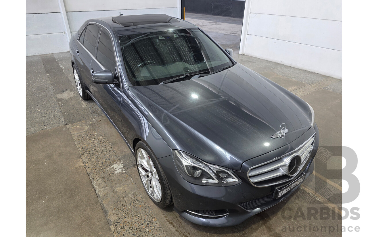 07/2014 Mercedes-Benz E250 W212 MY14 4d Sedan Tenorite Grey Metallic Turbo 2.0L