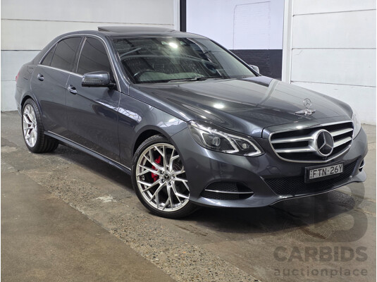 07/2014 Mercedes-Benz E250 W212 MY14 4d Sedan Tenorite Grey Metallic Turbo 2.0L