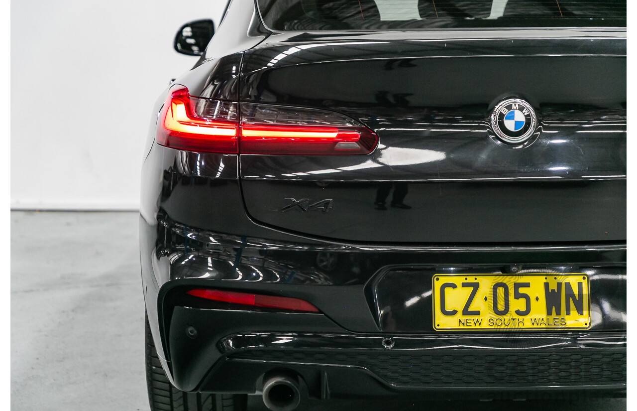 9/2019 BMW X4 xDrive30i M Sport (AWD) G02 5d Coupe Black Sapphire Metallic Turbo 2.0L