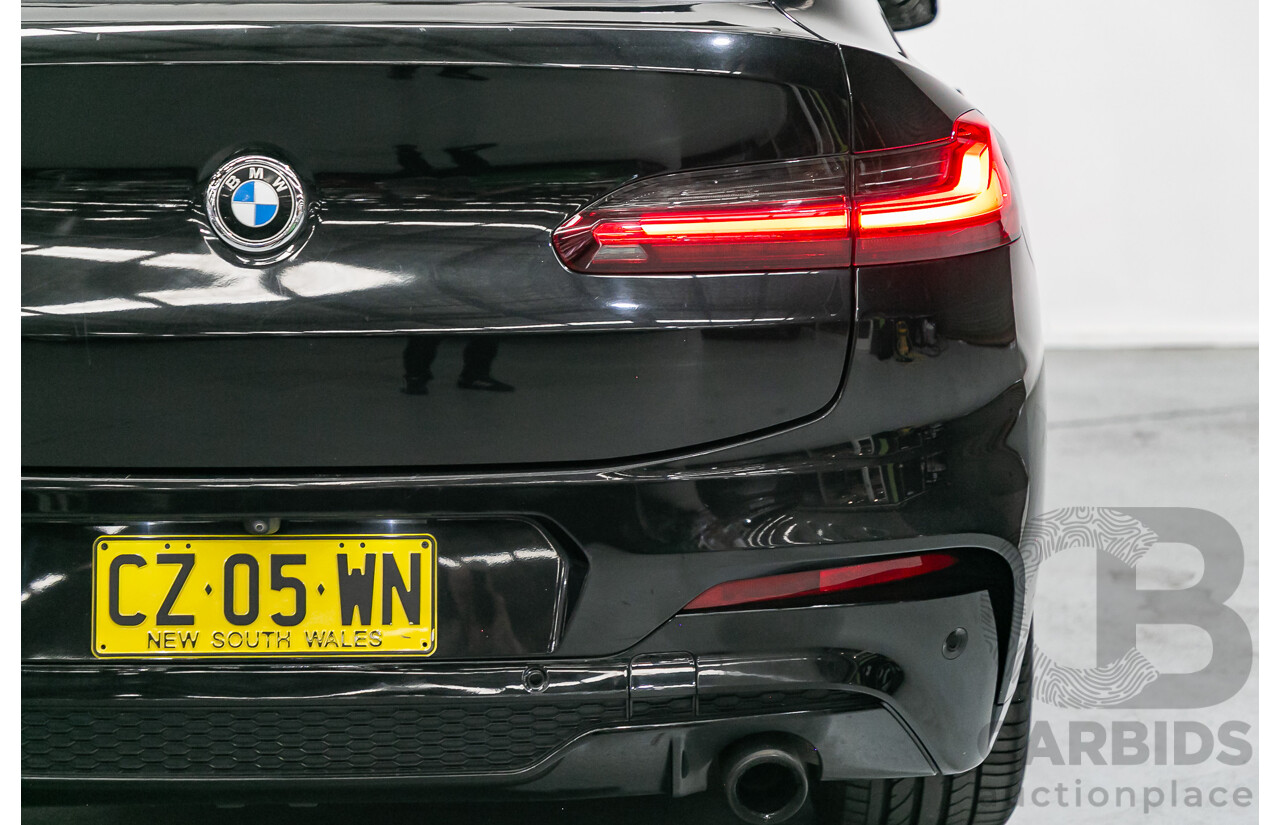 9/2019 BMW X4 xDrive30i M Sport (AWD) G02 5d Coupe Black Sapphire Metallic Turbo 2.0L