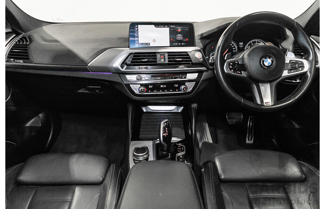 9/2019 BMW X4 xDrive30i M Sport (AWD) G02 5d Coupe Black Sapphire Metallic Turbo 2.0L