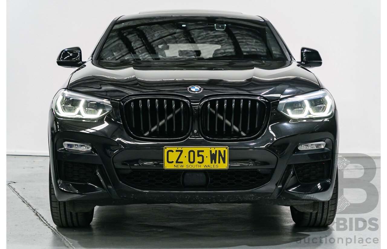 9/2019 BMW X4 xDrive30i M Sport (AWD) G02 5d Coupe Black Sapphire Metallic Turbo 2.0L