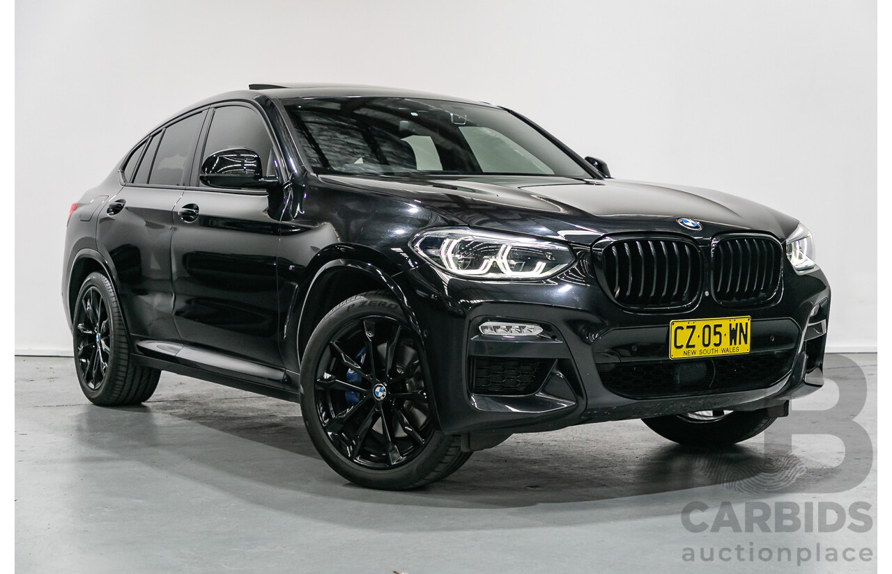 9/2019 BMW X4 xDrive30i M Sport (AWD) G02 5d Coupe Black Sapphire Metallic Turbo 2.0L